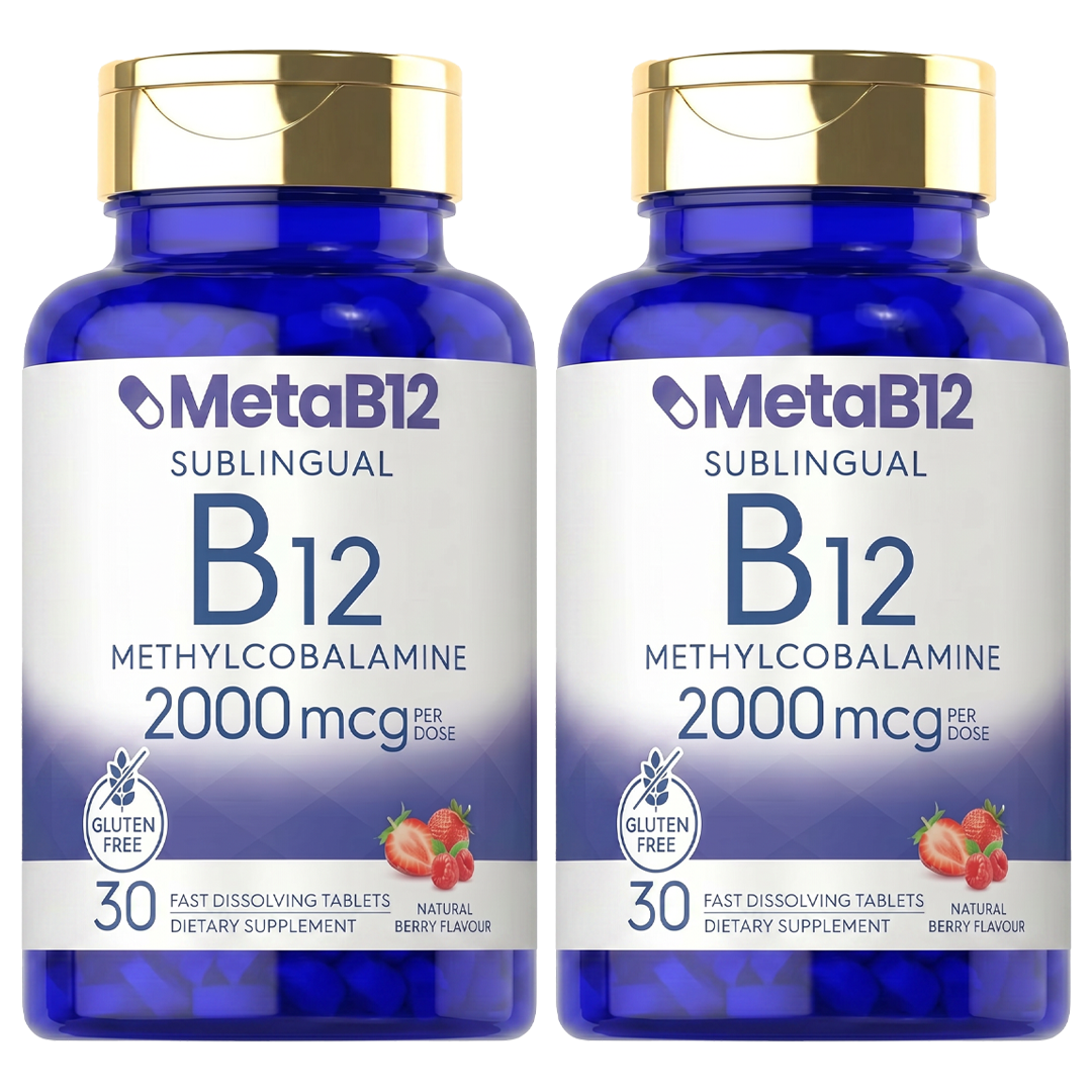 MetaB12™| The only B12 that completely bypasses your intestines — it melts under your tongue and enters your bloodstream directly.