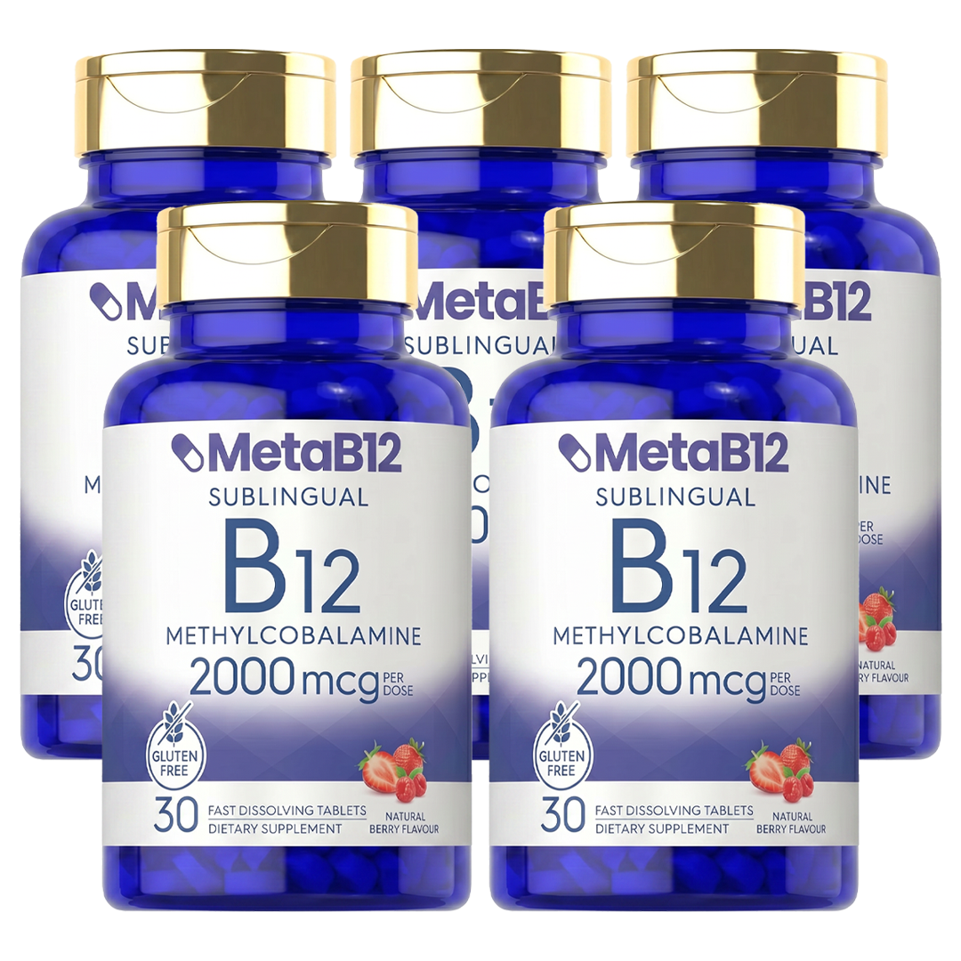 MetaB12™| The only B12 that completely bypasses your intestines — it melts under your tongue and enters your bloodstream directly.