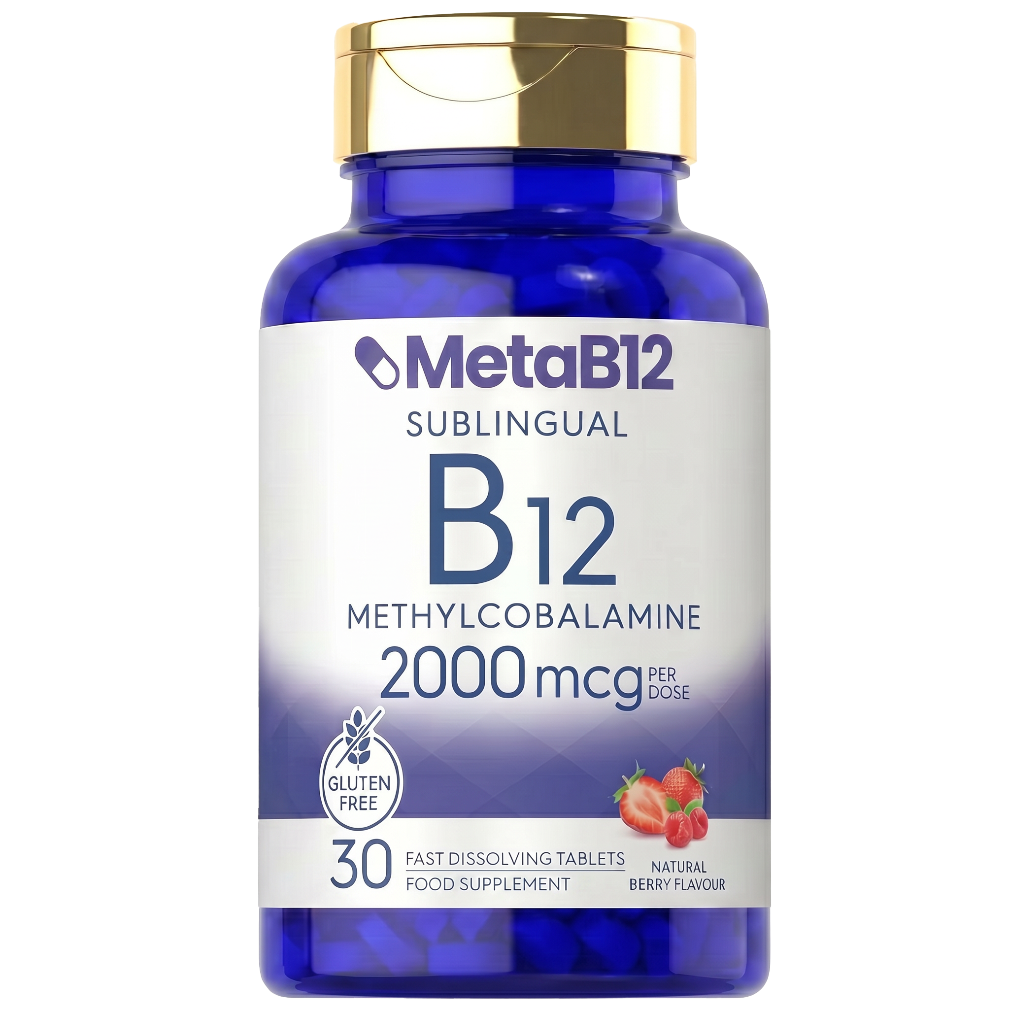 MetaB12™| The only B12 that completely bypasses your intestines — it melts under your tongue and enters your bloodstream directly.