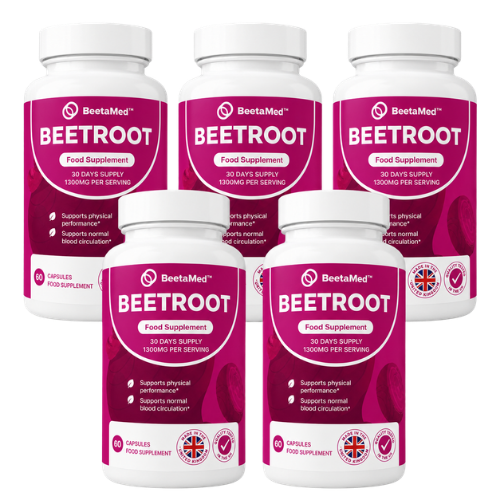 BeetaMed™ Beetroot Capsules | Support Circulation, Joint Comfort & Vitality
