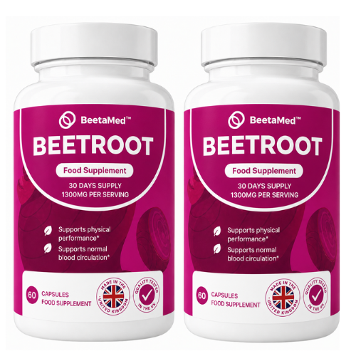 BeetaMed™ Beetroot Capsules | Support Circulation, Joint Comfort & Vitality
