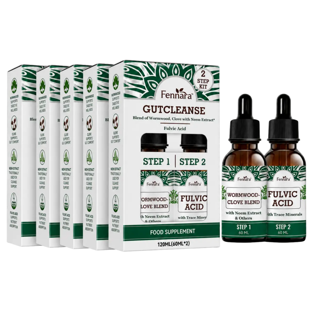Fennara™ Liquid | 2-Step Gut Cleanse, Natural Herbal Formula for a Cleaner, Healthier Gut